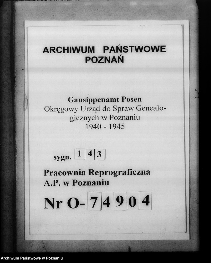 Obraz 1 z jednostki "[Korespondencja w sprawach organizacyjnych, sprawozdania z działalności], Kreissippenamt Rawitsch [Rawicz]"