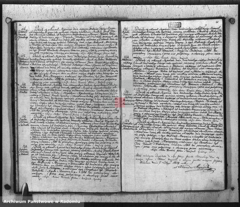 image.from.unit.number "Dupplikat Akt Religiyno- Cywilnych Urodzenia, Zaślubienia i Zeyścia parafii Kowali Stępociny Roku 1838"