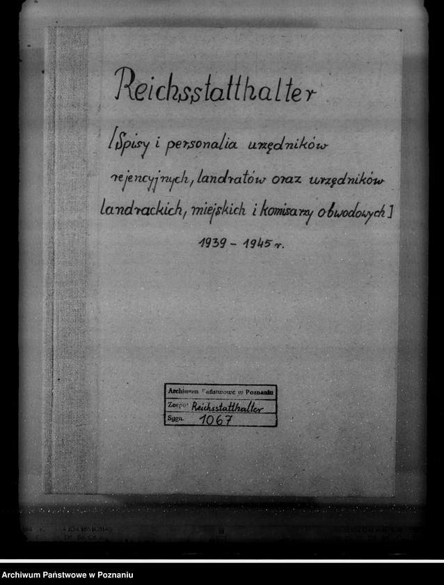 Obraz 4 z jednostki "Spisy i personalia urzędników, landratów oraz urzędników landrackich, miejskich i komisarzy obwodowych"