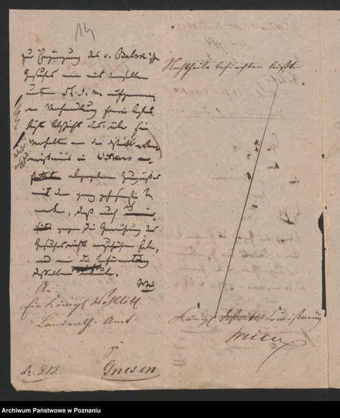 Obraz 18 z jednostki "A. betr. den polnischen Flüchtling Leon von Babski"