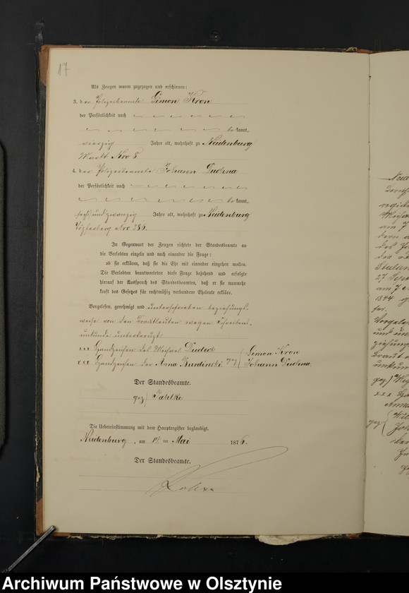 image.from.unit.number "Heiraths-Neben-Register Nr 1 - 33"