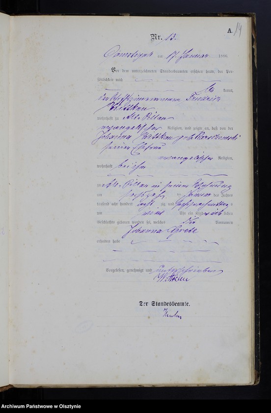 image.from.unit.number "Geburts-Haupt-Register Nr 1 - 154"