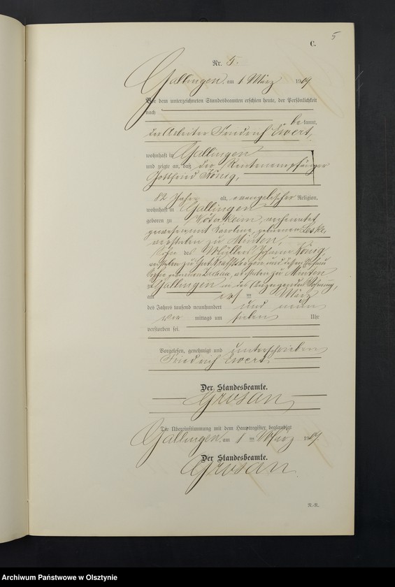 image.from.unit.number "Sterbe-Neben-Register Nr 1 - 28"