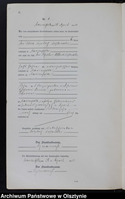 image.from.unit.number "Sterbe-Neben-Register Nr 1 - 15"