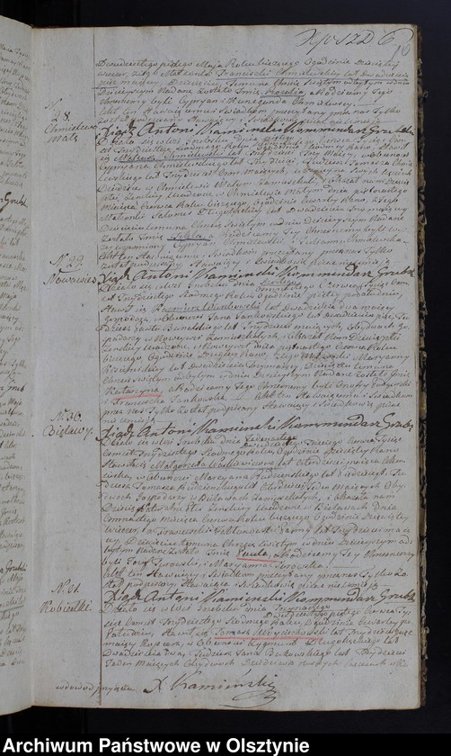 image.from.unit.number "Parafija Grzebska Duplikat Akta Urodzenia, Zeyścia, Zaślubień z Roku 1837-go"