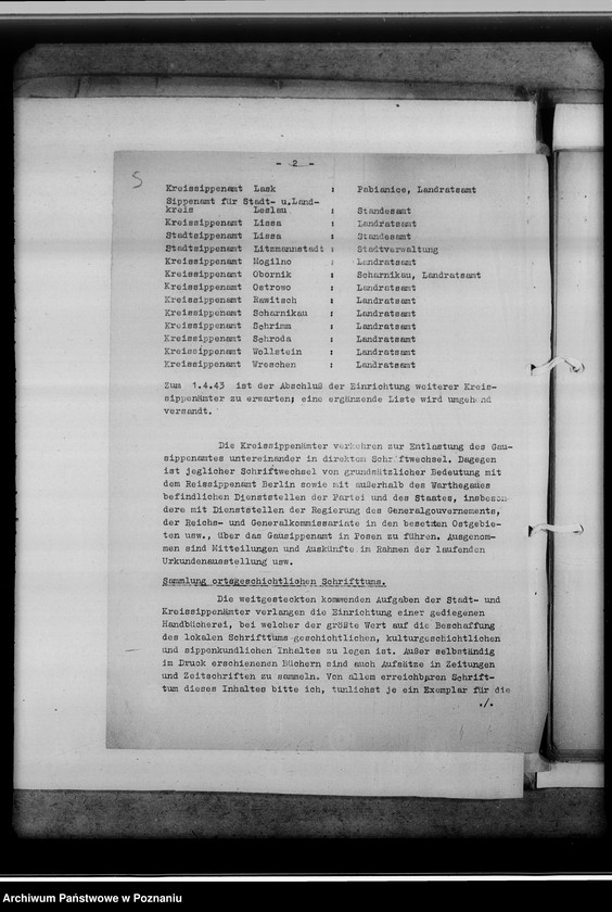 Obraz 9 z jednostki "Mittelungsblätter an die Kreissippenämter für das Geschäftsjahr 1943/44"