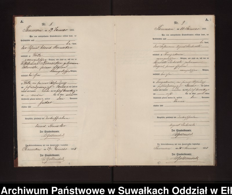 image.from.unit.number "Geburts-Neben-Register des Preussischen Standes-Amtes Neuhoff Kreis Loetzen"