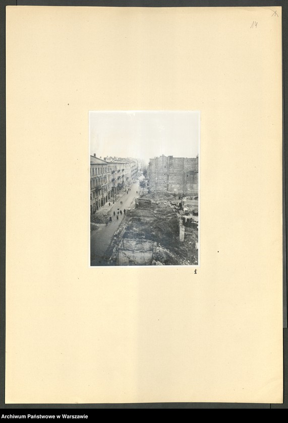 Obraz 9 z kolekcji "Odbudowa Warszawy - Rejon dzielnicy Ministerstw"