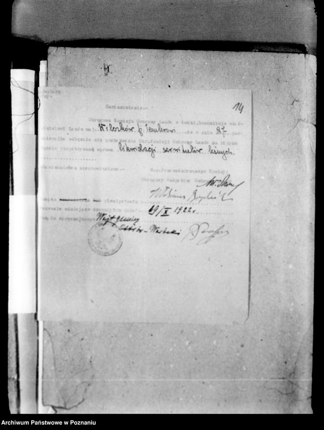 Obraz 20 z jednostki "Lustracja lasów majątku Wilczków powiat turecki"