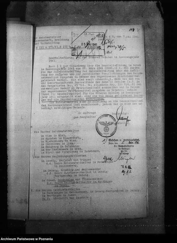 Obraz 8 z jednostki "Haushaltspläne der Oberschulen"