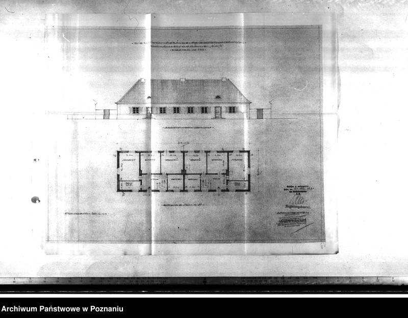 Obraz 14 z jednostki "Dienstwohngebäude - Reichsstatthalter Posen. Kostenvoranschlag, Baubeschreibung"