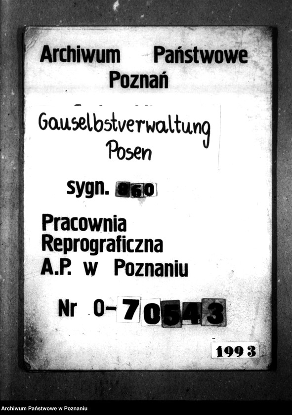 Obraz 1 z jednostki "Ehemalige Heimkinder von 1941 bis 30 V 1942, S-Z. [Przyjęcia i przekazania dzieci, litera S-Z]."