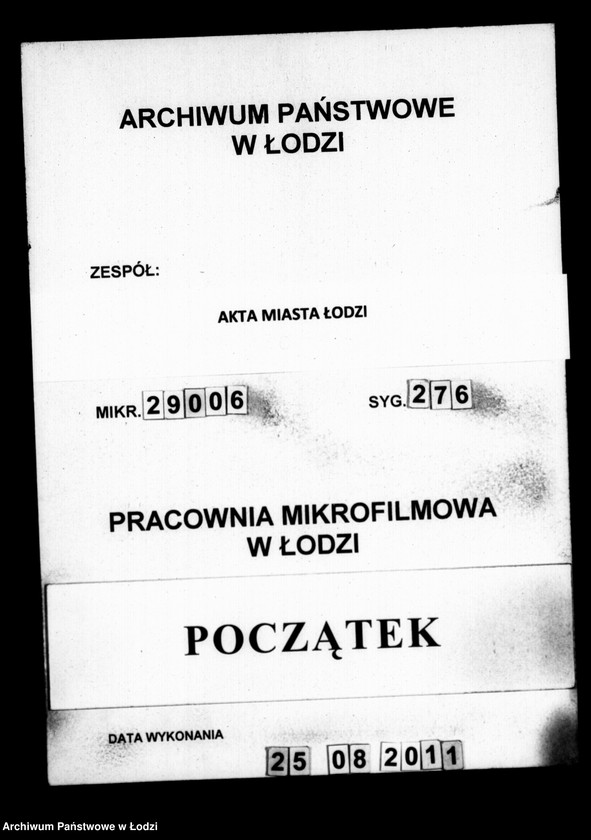 Obraz 1 z jednostki "Akta tyczące się pożyczki budowlanej Hersza Lipskiego i Lajzera Bergera"