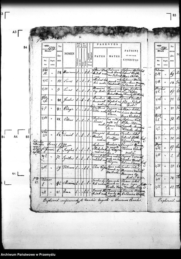 Obraz 18 z jednostki "[Kopie ksiąg metrykalnych parafii Hańczowa z filią Ropki (dekanat Gorlice)]"