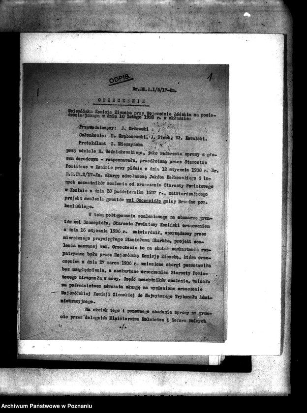 Obraz 4 z jednostki "Scalenie gruntów wsi Szczepidło powiatu konińskiego"