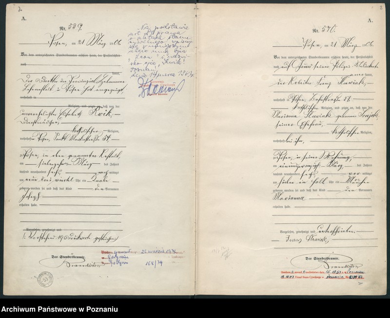 Obraz 4 z jednostki "Księga miejscowa urodzeń"