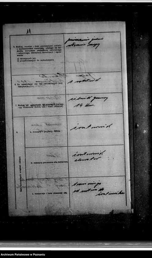 Obraz 16 z jednostki "Zatwierdzenie zakładu przemysłowego /śrutownika/ J. Schultza we Wrześni"