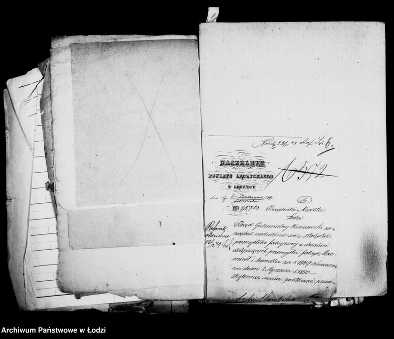 Obraz 11 z jednostki "Akta tyczące się stanu fabryk"