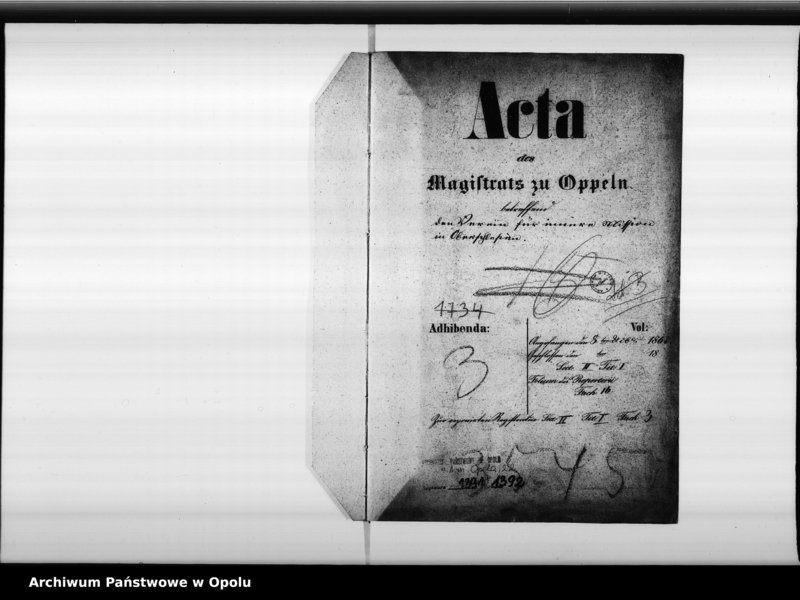 Obraz 4 z jednostki "Acta des Magistrats zu Oppeln betreffend den Verein für innern Mission in Oberschlesien"