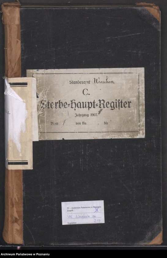 Obraz 2 z jednostki "Sterbe-Haupt-Register"