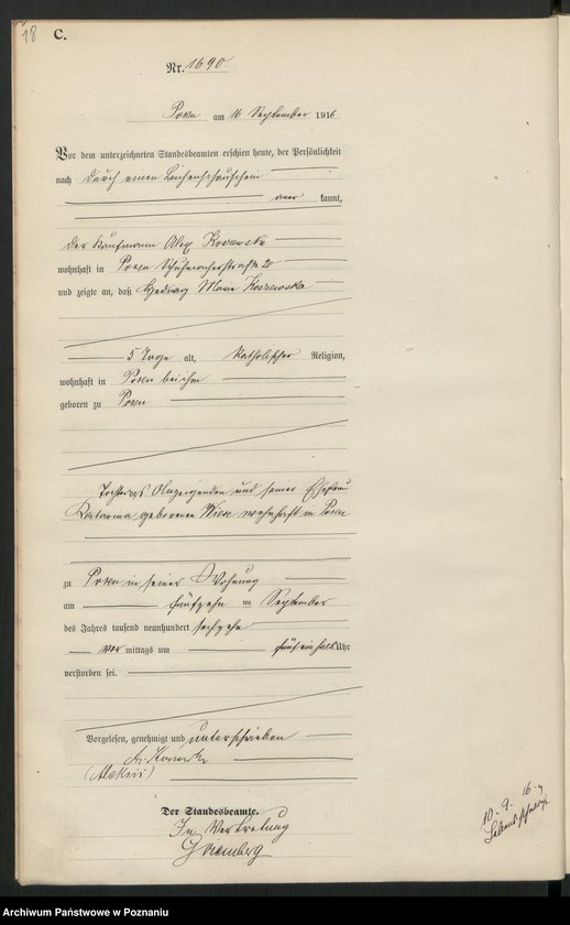 Obraz 20 z jednostki "Księga miejscowa zgonów tom IV [Rejestr główny zgonów]"