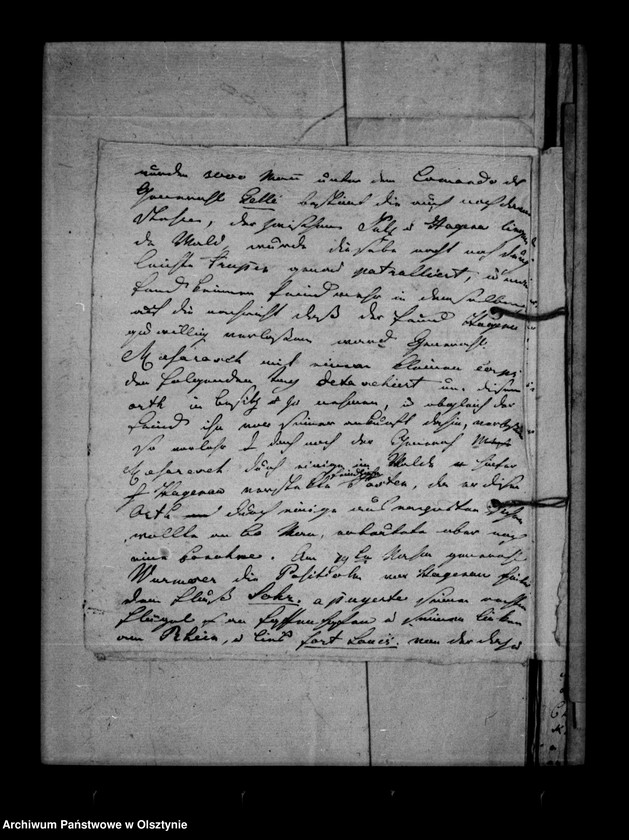 image.from.unit.number "/Papiers du Camp de Landau de Carl Fr. Lehndorff, Manöverbericht mit pro memorias/."