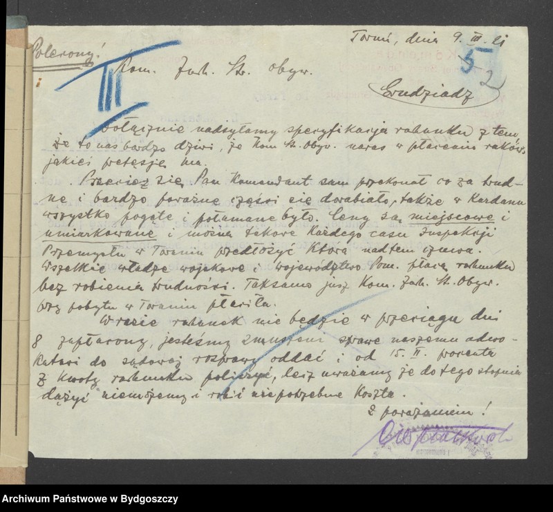 image.from.unit.number "Sprawy rachunkowo-gospodarcze Komendy Wojewódzkiej Zachodniej Straży Obywatelskiej w Grudziądzu"