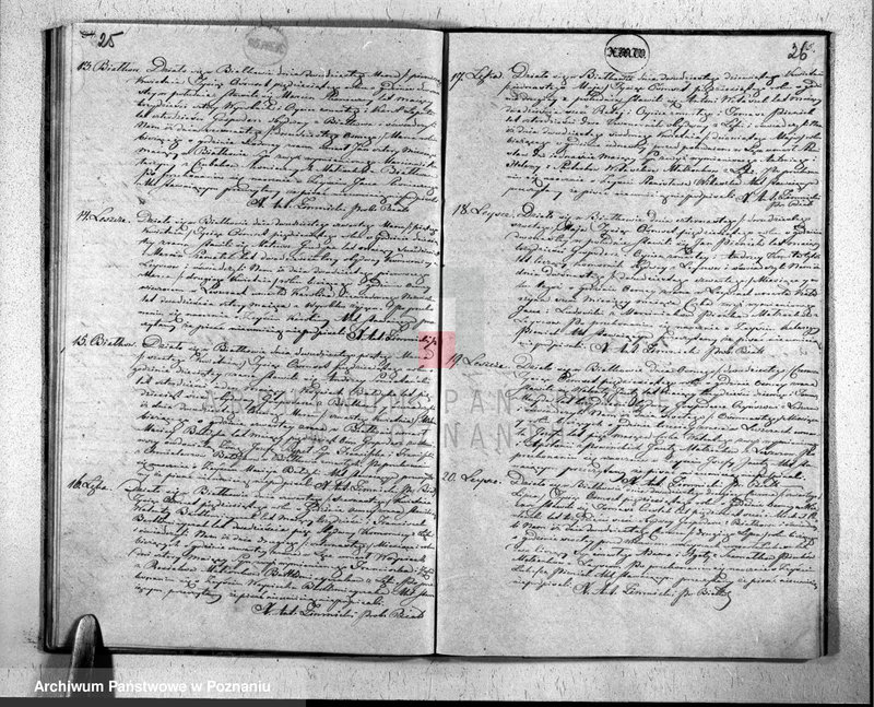 Obraz 16 z jednostki "Księga urodzeń, małżeństw i zgonów"