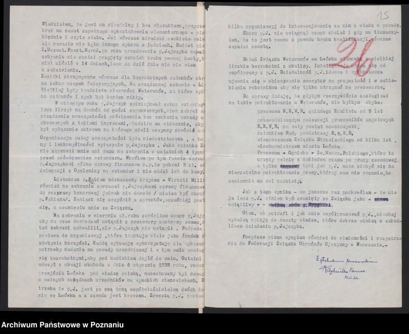 Obraz 20 z jednostki "Lwówek, powiat Nowy Tomyśl - akta koła."