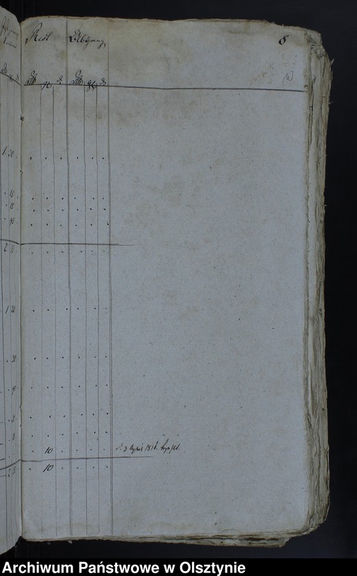image.from.unit.number "Jahr Rechnung aller Einnahme und Ausgabe der Jäskendorffschen Kirche"