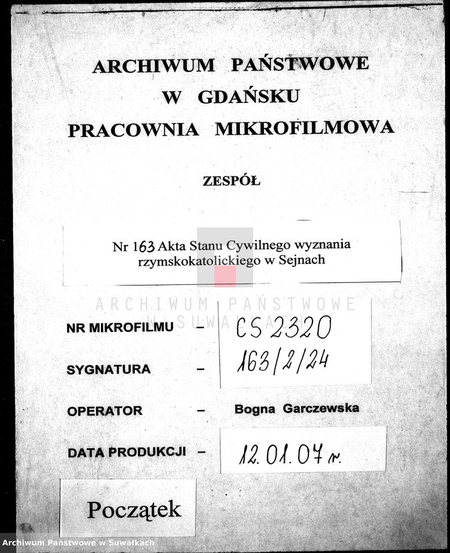 image.from.unit.number "Dokumenty o brakosočetavšichsja Sejneskago Rimsko-Katoličeskago Prichoda za 1887 god."