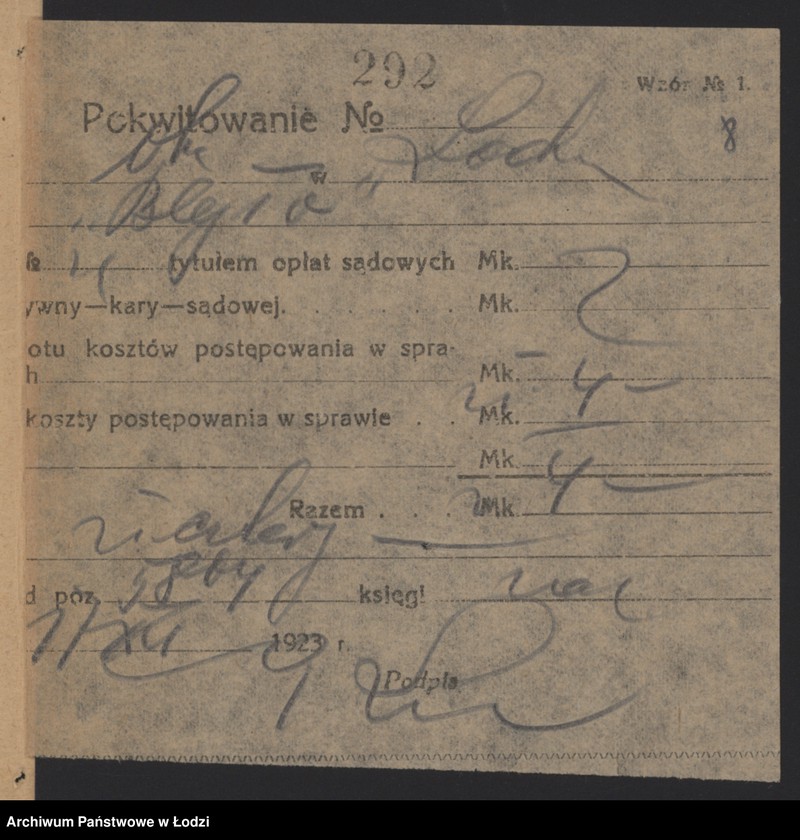 Obraz 10 z jednostki "Jochweta Szyfra i Estera Wajsbaum „Blejło” – wyrób i sprzedaż towarów dzianych"