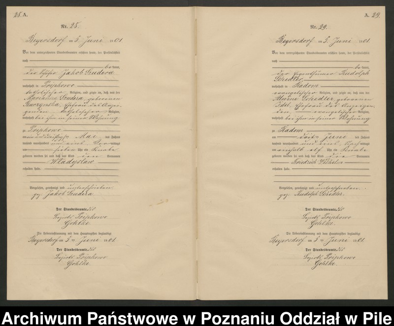 Obraz 17 z jednostki "Księga urodzeń"