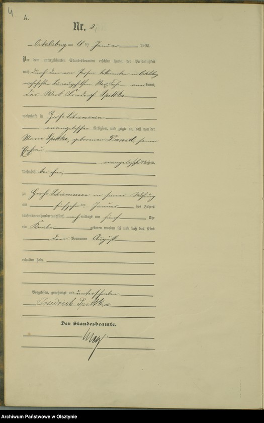 image.from.unit.number "Geburts-Haupt-Register Nr 1 - 52"