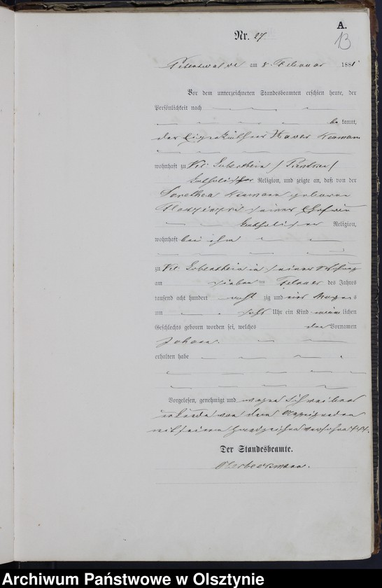 image.from.unit.number "Geburts-Haupt-Register Nr 15 - 159"