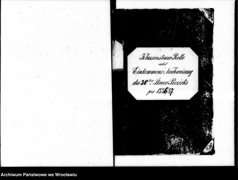 image.from.unit.number "Klassensteuerrolle nebst Eikommens - Nachweisung"