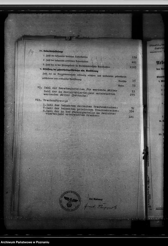 Obraz 18 z jednostki "Arbeitsübersichten der Gesundheitsämter"