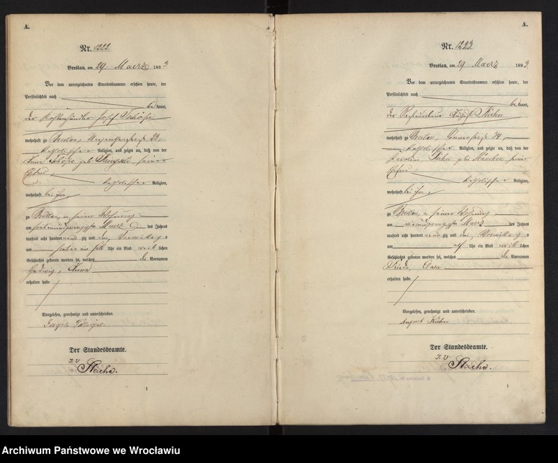 image.from.unit.number "Geburts-Haupt-Register Breslau II 1893 Band 4"