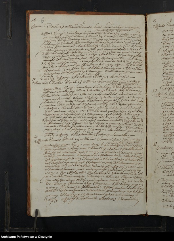 image.from.unit.number "Akta Urodzenia, Zeyscia y Małżeństw Gminy Janowskiey Powiatu Przasnyskiego Gubernij Płockiey 1839"