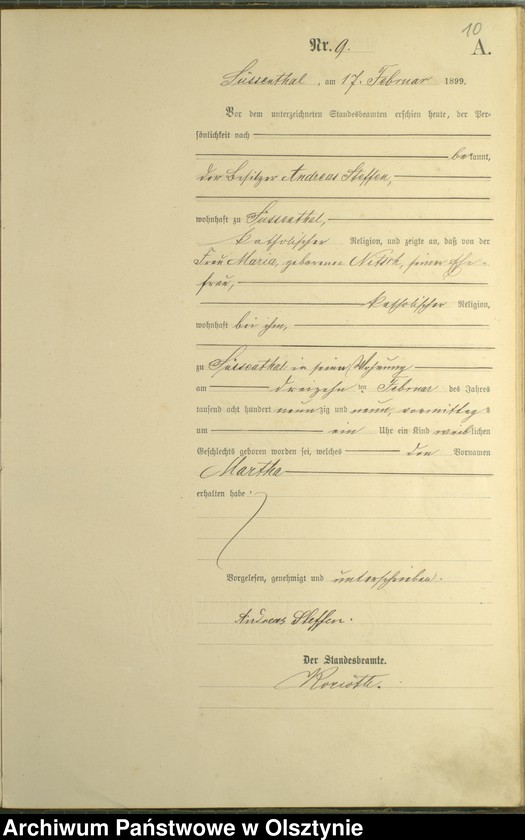 image.from.unit.number "Geburts-Haupt-Register Nr 1 - 88"