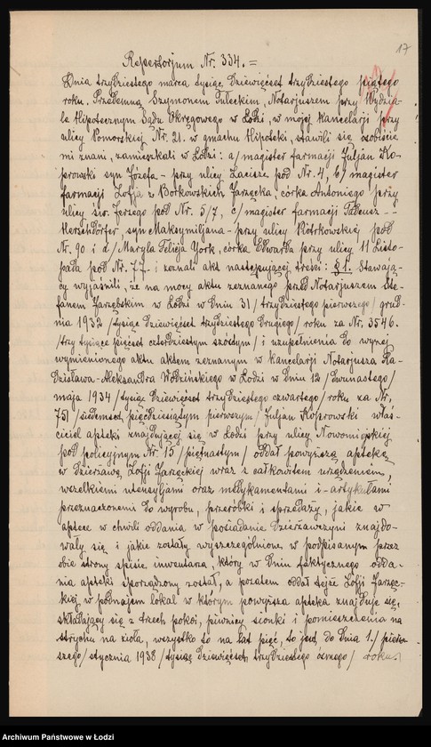 Obraz 18 z jednostki "Julian Koprowski- skład apteczny"