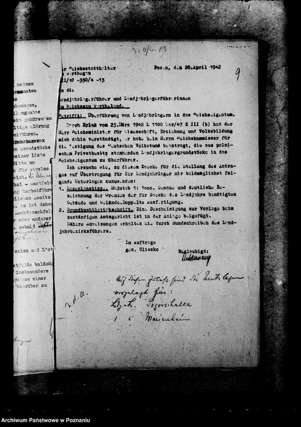 Obraz 13 z jednostki "Überführung von Landjahrkagern in Reichseigentum"