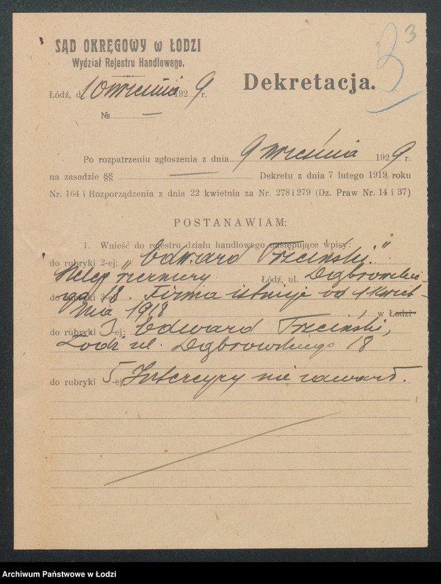 Obraz 5 z jednostki "Edward Trzciński – sklep rzeźniczy"