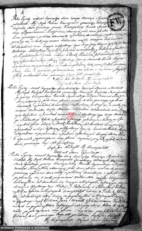 image.from.unit.number "Akta Cywilne Małżeństwa Gminy Krasnopolskiey Pttu Seyneńskiego Deptu Łomżyńskiego 1813 R."