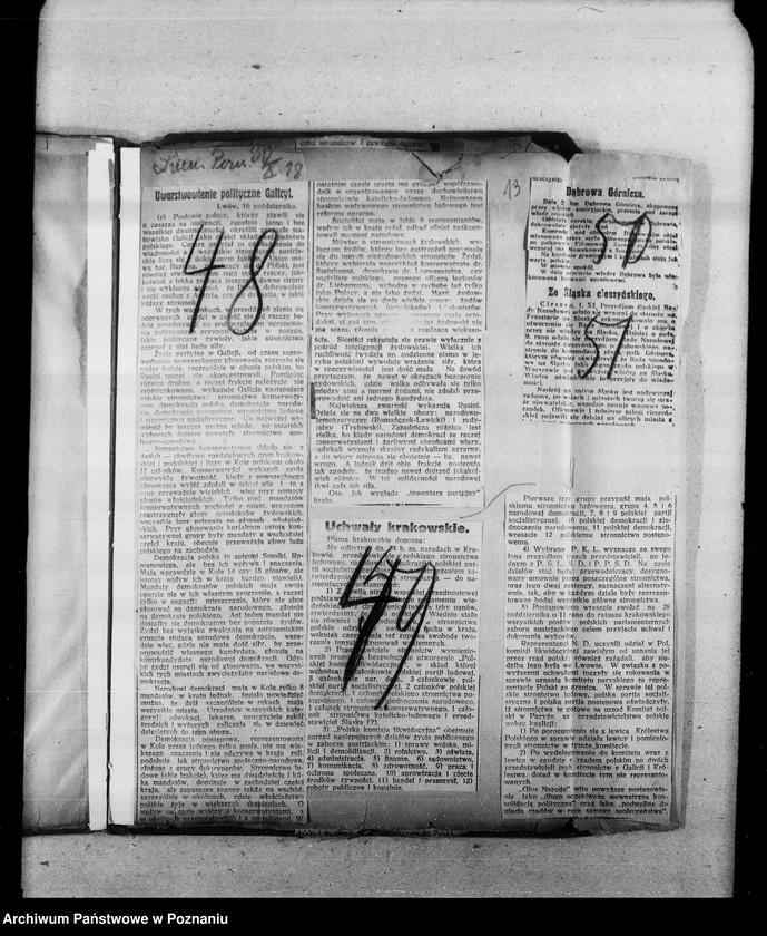 image.from.unit.number "Życie polityczne- [wycinki prasowe.]"