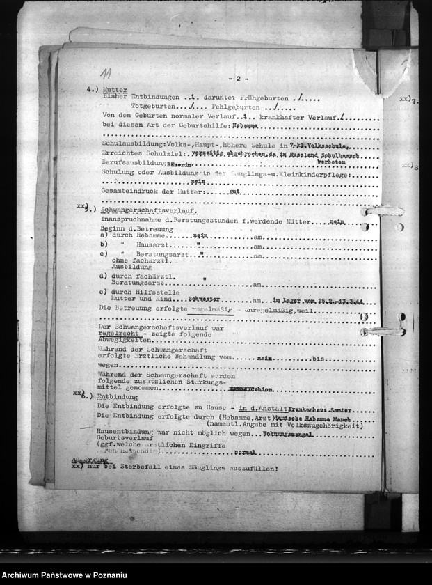 Obraz 15 z jednostki "Ermittelung zum Sterbefall von Säuglingen"