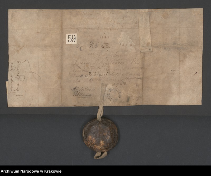 image.from.unit.number "Bolesław zwany Świdrygiełło książę Olgierdowicz przyrzeka dopełnić i dochować warunków poręczenia, które brat jego Władysław II Jagiełło król polski, złożył"