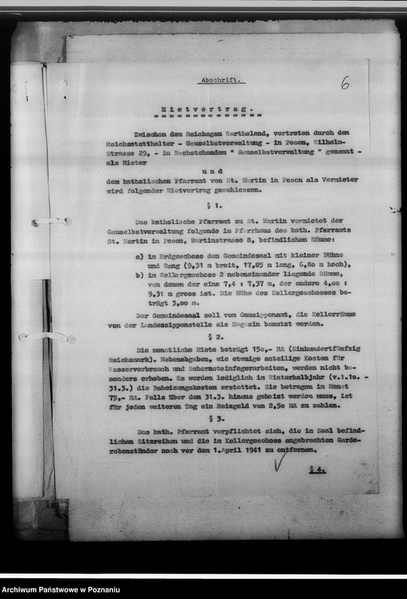 Obraz 10 z jednostki "[Wytyczne i korespondencja w sprawie zabezpieczenia magazynów archiwalnych]"