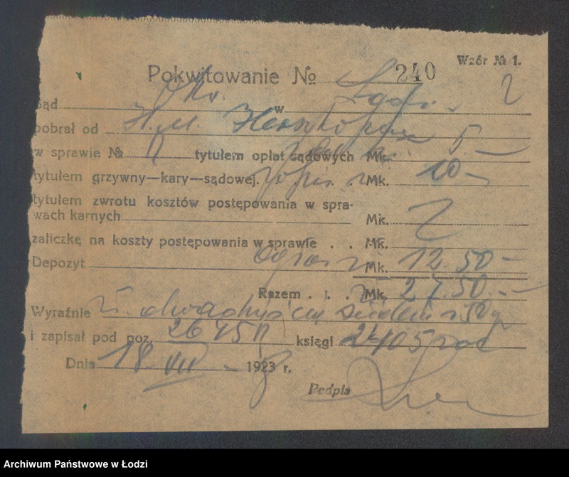 Obraz 4 z jednostki "Herszko Majer Herszkopf – mleczarnia i sprzedaż nabiału"