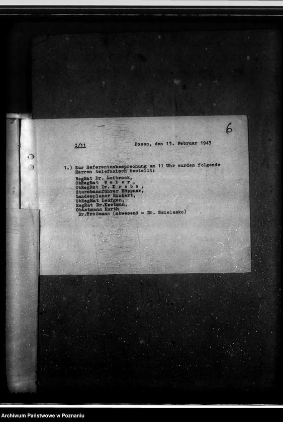 Obraz 10 z jednostki "Referentenbesprechung am 12.3.43."